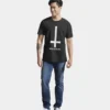 Mea Culpa Cross Essential T-Shirt Black