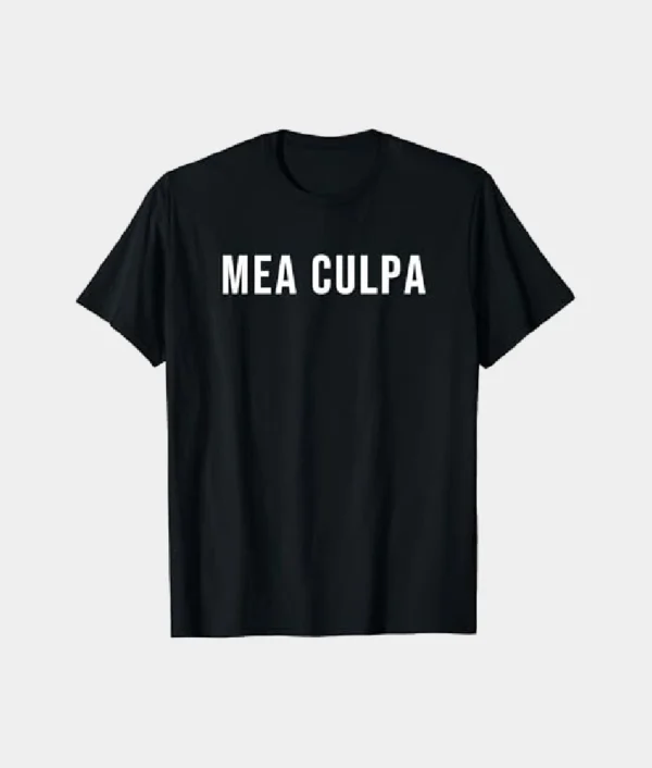 Mea Culpa T-Shirt Black2