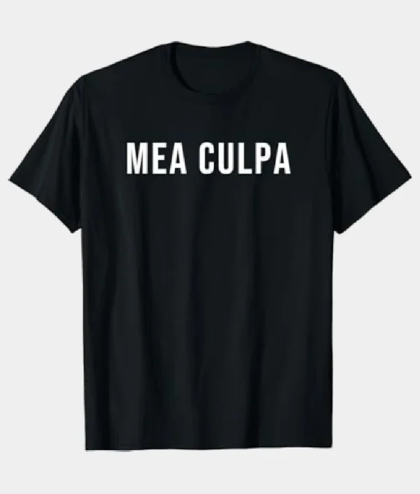 Mea Culpa T-Shirt Black