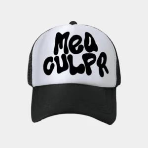 Mea Culpa Trucker Hat Black