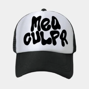 Mea Culpa Trucker Hat Black