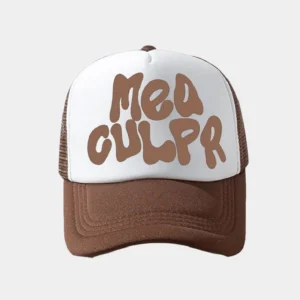 Mea Culpa Trucker Hat Brown