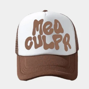 Mea Culpa Trucker Hat Brown