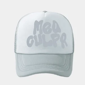 Mea Culpa Trucker Hat Grey