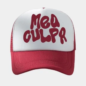 Mea Culpa Trucker Hat Red